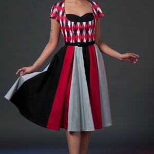 Pin Up Couture-PUG-Cherie Dress-Bad Harlequin
